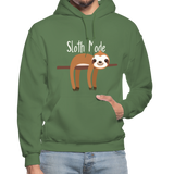 Sloth Mode Gildan Heavy Blend Adult Hoodie (CK1620) - military green