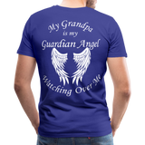 Grandpa Guardian Angel Men's Premium T-Shirt (CK3556) - royal blue