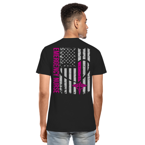 Rachel ER Nurse Men’s Premium Organic T-Shirt - black