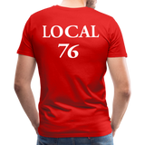 Somerville Local 76 Superheroes Men's Premium T-Shirt - red