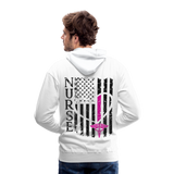 Nurse Flag Men’s Premium Hoodie (CK1806) - white