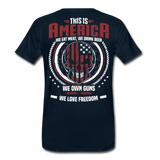 This is America Men's Premium T-Shirt (CK3598) - deep navy