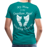 Mom Guardian Angel Men's Premium T-Shirt (CK3545) - teal
