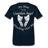 Mom Guardian Angel Men's Premium T-Shirt (CK3545) - deep navy