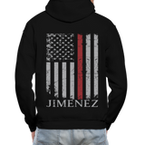 Jimenez Firefighter Gildan Heavy Blend Adult Hoodie - black