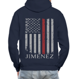 Jimenez Firefighter Gildan Heavy Blend Adult Hoodie - navy