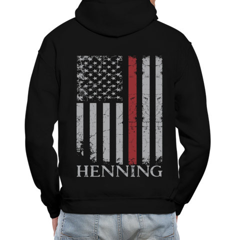 HENNING Gildan Heavy Blend Adult Hoodie - black