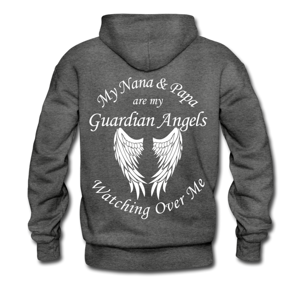 Nana and Papa Men's Hoodie - charcoal gray