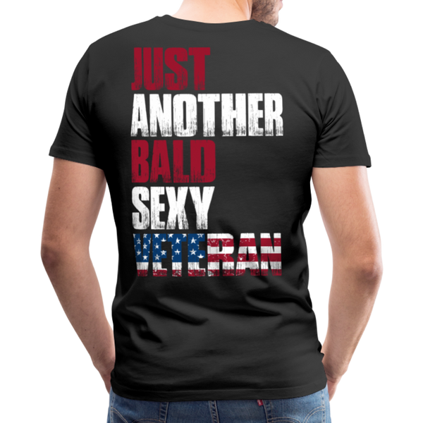 Just Another Bald Sexy Veteran Men's Premium T-Shirt (CK1279) - black