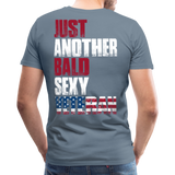 Just Another Bald Sexy Veteran Men's Premium T-Shirt (CK1279) - steel blue