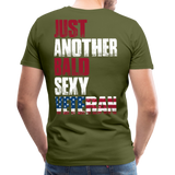Just Another Bald Sexy Veteran Men's Premium T-Shirt (CK1279) - olive green