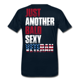 Just Another Bald Sexy Veteran Men's Premium T-Shirt (CK1279) - deep navy