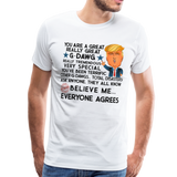 Trump G-Dawg Men's Premium T-Shirt - white