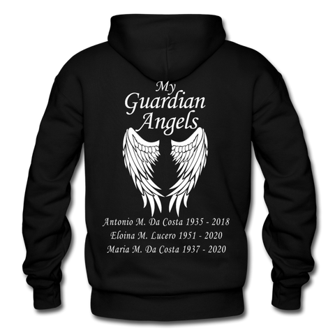 Custom Marissa L Gildan Heavy Blend Adult Hoodie - black