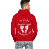 Grandma Guardian Angel Gildan Heavy Blend Adult Hoodie (CK3572) - red