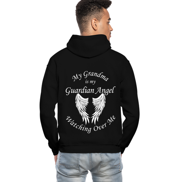 Grandma Guardian Angel Gildan Heavy Blend Adult Hoodie (CK3572) - black