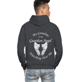 Grandma Guardian Angel Gildan Heavy Blend Adult Hoodie (CK3572) - charcoal gray