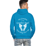 Grandma Guardian Angel Gildan Heavy Blend Adult Hoodie (CK3572) - turquoise