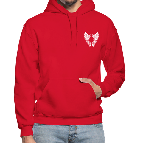 Nicholas Tristan Gildan Heavy Blend Adult Hoodie - red