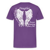 Daughter Guardian Angel Men's Premium T-Shirt (CK3580) - purple