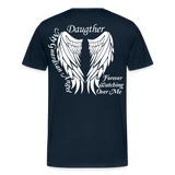 Daughter Guardian Angel Men's Premium T-Shirt (CK3580) - deep navy