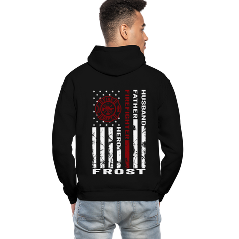 Frost Gildan Heavy Blend Adult Hoodie - black