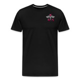 RN Nurse Flag Men's Premium T-Shirt (CK1295) updated - black