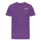 RN Nurse Flag Men's Premium T-Shirt (CK1295) updated - purple