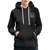 Nurse Flag Rod Flag Women’s Premium Hoodie (CK1966) - black