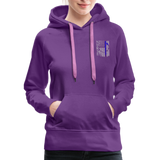Nurse Flag Rod Flag Women’s Premium Hoodie (CK1966) - purple