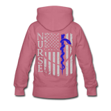Nurse Flag Rod Flag Women’s Premium Hoodie (CK1966) - mauve