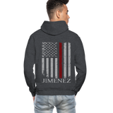 Jimenez Firefighter 2 Gildan Heavy Blend Adult Hoodie - charcoal gray