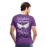 My Daughter Was So Amazing God Made Her An Angel Men's Premium T-Shirt (CK3579) - purple