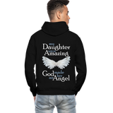 My Daughter Was So Amazing God Made Her An Angel Gildan Heavy Blend Adult Hoodie (CK3579) - black