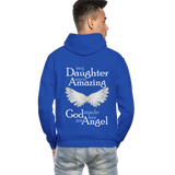 My Daughter Was So Amazing God Made Her An Angel Gildan Heavy Blend Adult Hoodie (CK3579) - royal blue