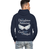 My Daughter Was So Amazing God Made Her An Angel Gildan Heavy Blend Adult Hoodie (CK3579) - navy