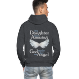 My Daughter Was So Amazing God Made Her An Angel Gildan Heavy Blend Adult Hoodie (CK3579) - charcoal gray
