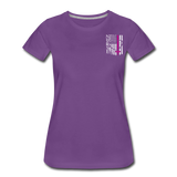 Nurse Flag Women’s Premium T-Shirt (CK1392) Updated+ - purple