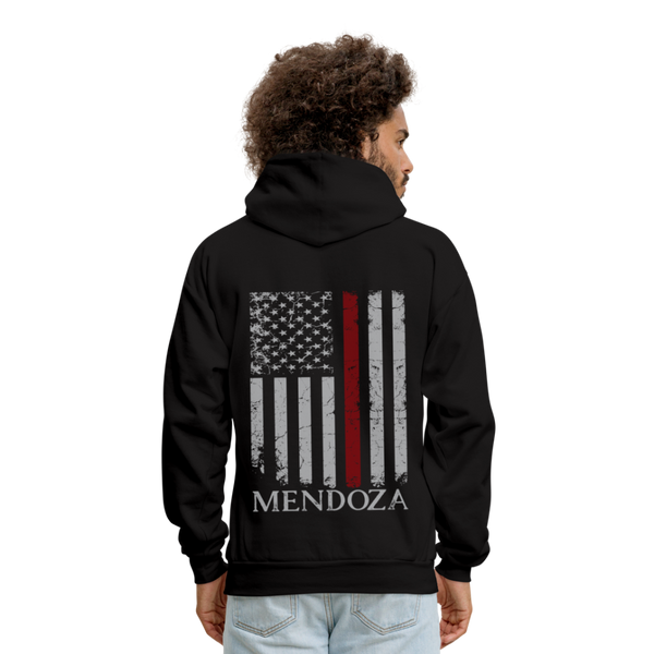 Mendoza Fire Fighter Men's Hoodie - black