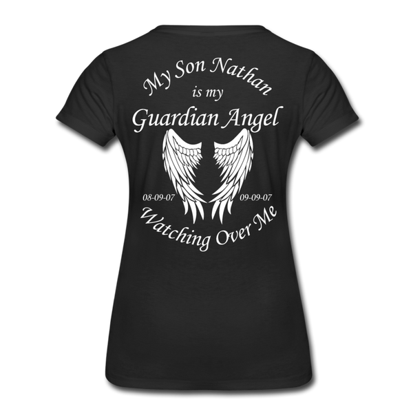 My Son Nathan Women’s Premium T-Shirt - black