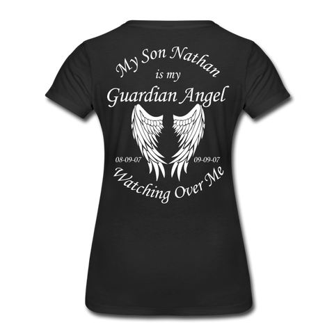 My Son Nathan Women’s Premium T-Shirt - black
