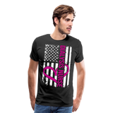 Dialysis Nurse Flag Men's Premium T-Shirt (CK1582) - black