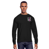 Nurse Flag Men's Long Sleeve T-Shirt (CK1674) - black