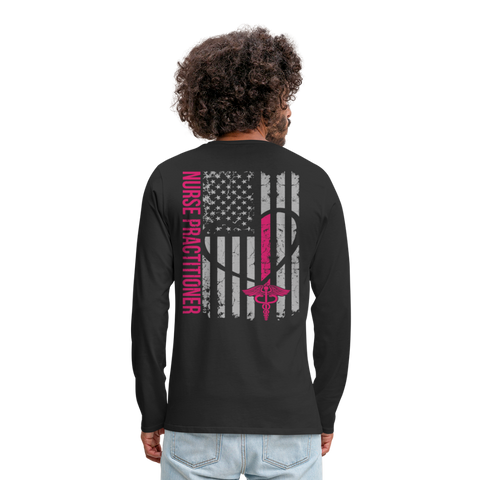 Custom NP Men's Premium Long Sleeve T-Shirt - black