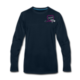 Custom NP Men's Premium Long Sleeve T-Shirt - deep navy