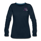 Custom NP Women's Premium Long Sleeve T-Shirt - deep navy