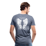 Nephew Guardian Angel Men's Premium T-Shirt (CK3564) - heather blue