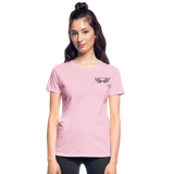 Brother Amazing Angel Back  Sister of an Angel Front Gildan Ultra Cotton Ladies T-Shirt - light pink