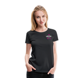 RN Nurse Flag Women’s Premium T- Shirt (CK1295) - black
