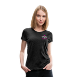RN Nurse Flag Women’s Premium T- Shirt (CK1295) - charcoal gray